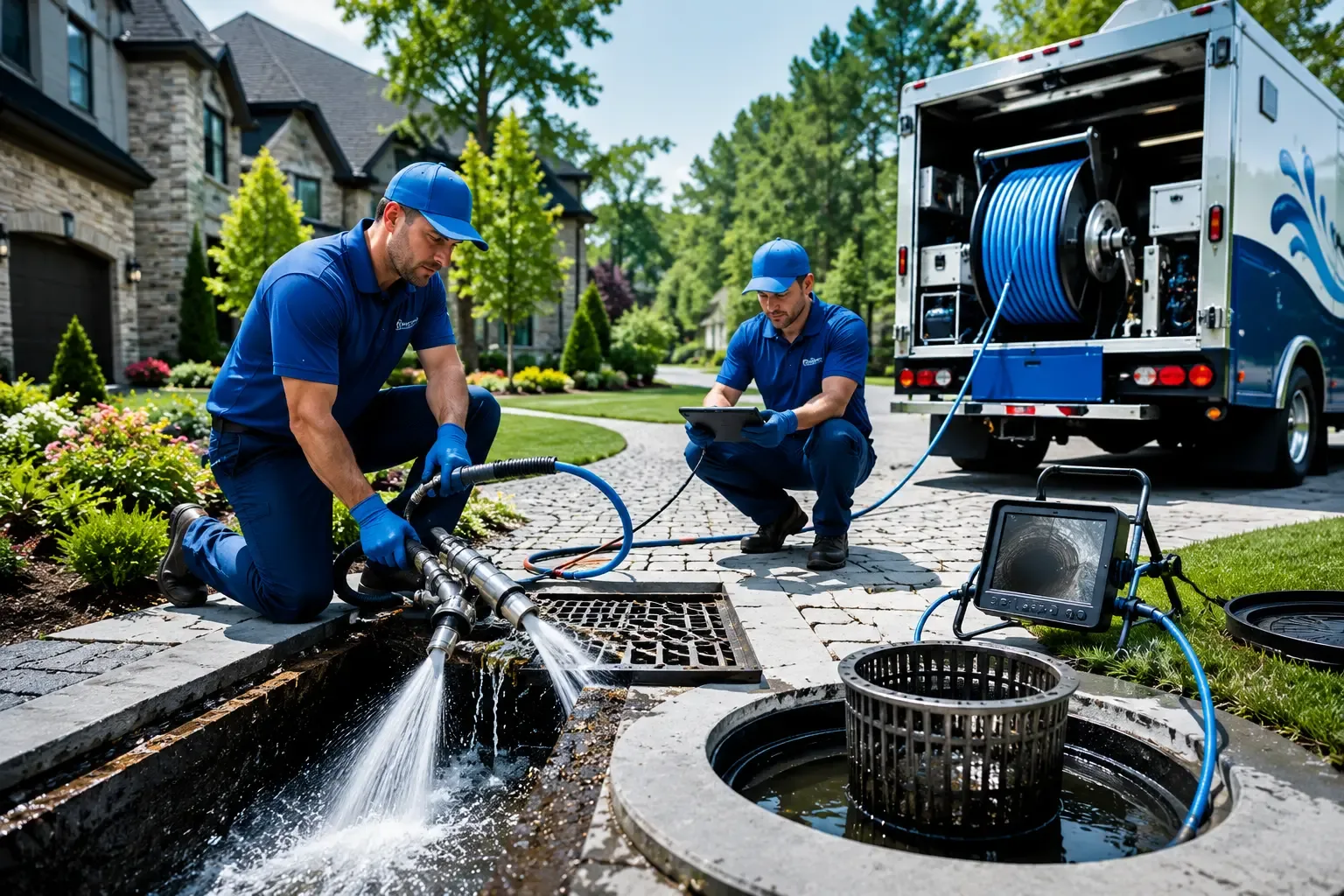 Local outdoor drain cleaning professionals in Cherry Point, NC